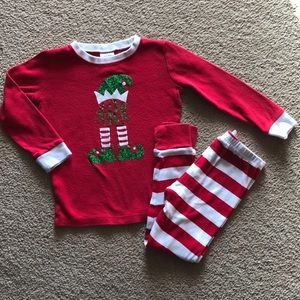 Girls Monogrammed Christmas Pajamas